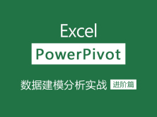 Excel PowerPivot数据建模分析（进阶篇）视频课程