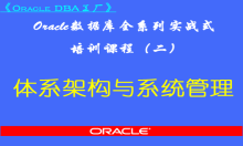 Oracle DBA工厂(二)-Oracle极速入门全系列视频教程之体系架构