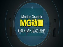 MG动画-C4D+AE运动图形设计视频教程