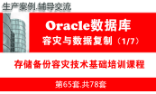 Oracle数据库备份恢复培训专题(案例、实战、深入)