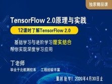  TensorFlow 2.0原理与实践（每天1-2节课，快速系统化学习！）